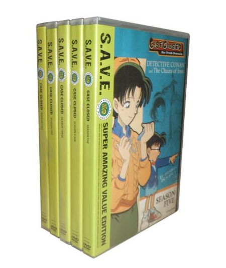 Case Closed Seasons 1-5 DVD Box Set - Click Image to Close